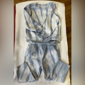 GAP Kids Light Blue Tie-Dye Top and Pants